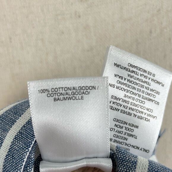 NWT RACHEL Rachel Roy Navy Blue and White Striped Midi Dress Size 2 - Picture 10 of 10